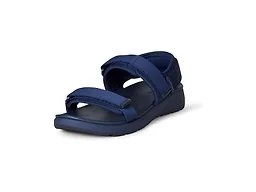 Amazon Essentials Men's Adjustable Triple Strap Sandal Shoes, Navy, 8