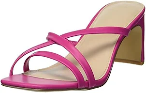 The Drop Women's Amelie Strappy Square Toe Heeled Sandal