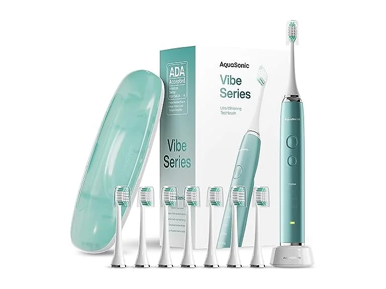 AquaSonic Vibe Series Toothbrush Purple