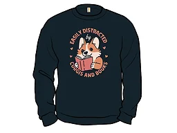 Easily Distracted by Corgis and Books