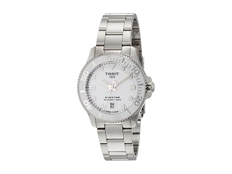 Tissot Men's Seastar Quartz White Dial Watch
