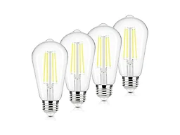 Brightever B0DHGKFF9D 4-Pack Vintage LED Edison Bulb