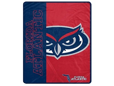 NCAA Side Bar Big Logo Blanket (50 x 60)