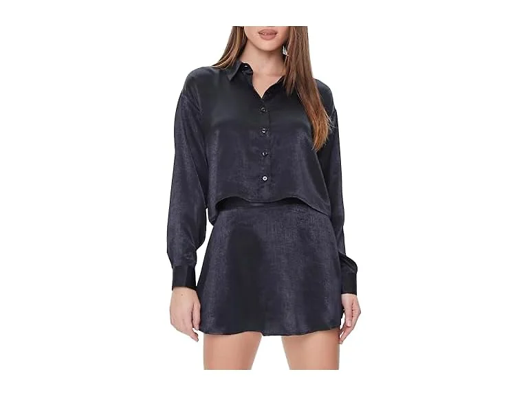 Forever 21 (L) Satin A-line Mini Skirt
