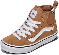 Vans Kids' Ashwood Hi Decon Shoe, Suede Chipmunk, 13