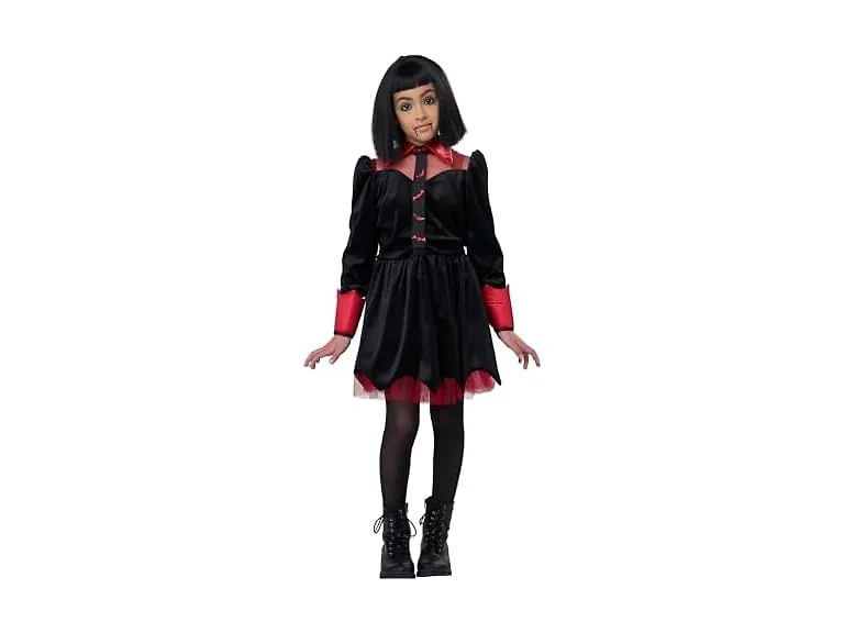 California Costumes, Girls' Gothic Vampiress Dress, Size S