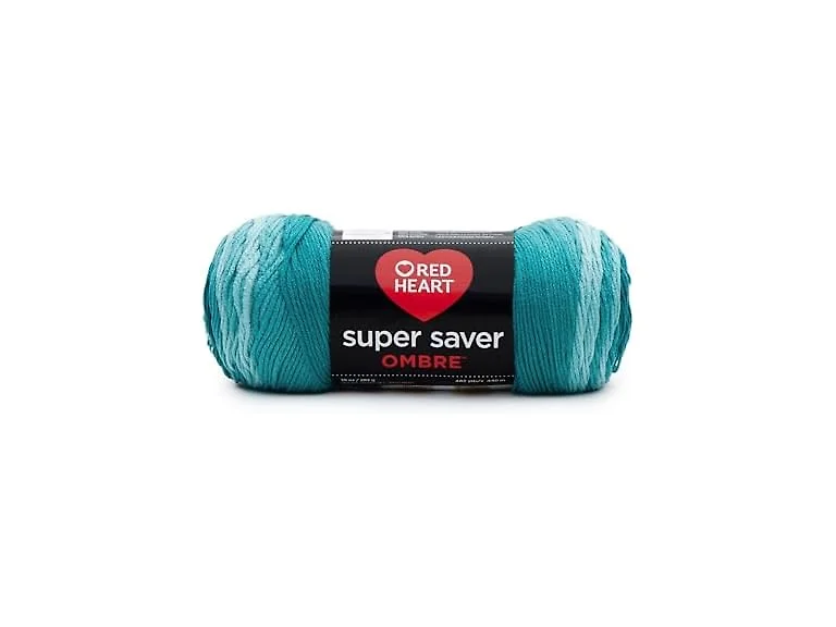 RED Heart E305.3985 Super Saver Ombre Yarn, Velvet