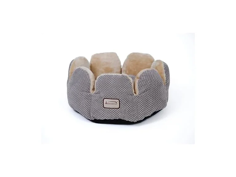 Armarkat Plush Cat Bed with Tall Sides