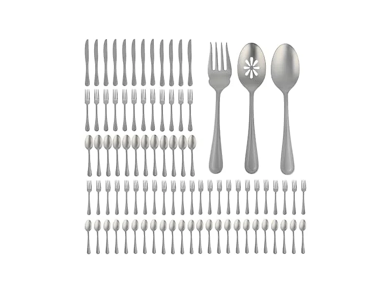 Gibson Home Sinta 87-Piece Stainless Steel Flatware Set 