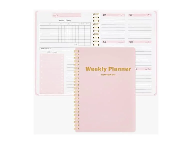 MSTONAL Undated Weekly Planner, 52 Sheets Weekly Notebook