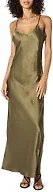 The Drop Women’s Lana Maxi Slip Dress, Bronze Olive, L