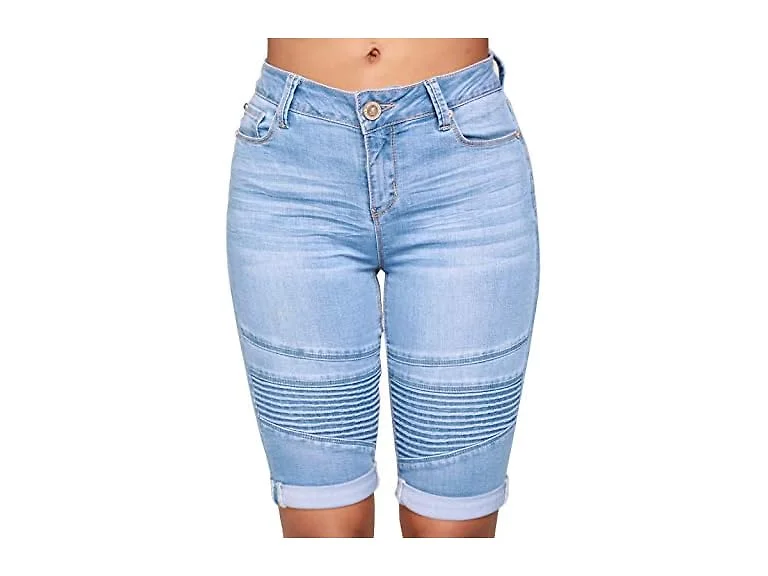 Chouyatou Women (XL) Moto Stretchy High Shorts