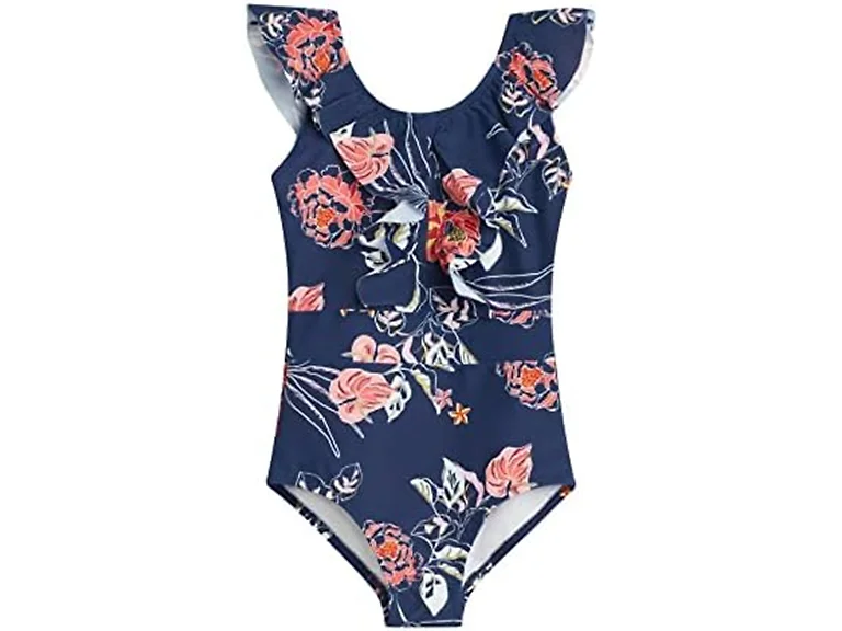 Kanu Surf Girls Gianna Beach Sport Ruffle Swimsuit