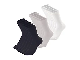 PBG GROUP PBG-24PCREWMIX10 Size 10-13 Mens Crew Socks Cot