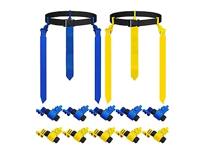 12 Pcs Adjustable Flag Football Belts