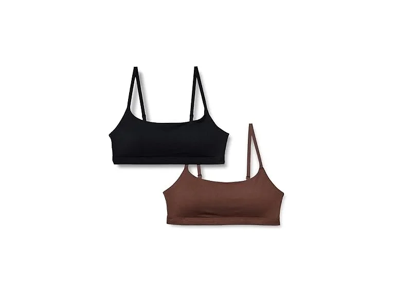 Amazon Essentials Women Cotton Scoop Bralette