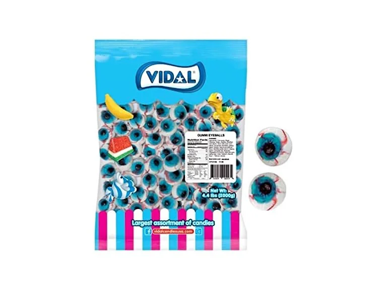 Vidal Gummi Eyeballs Halloween Candy