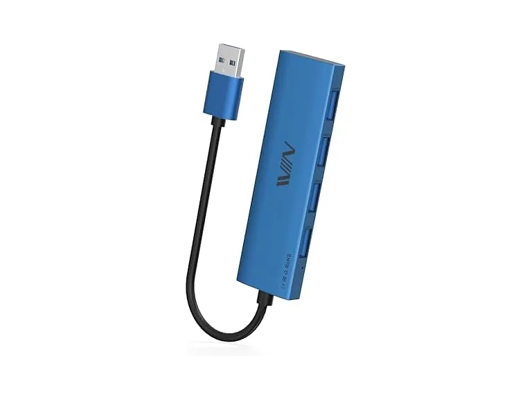 IVIIN USB 3.0 Hub, 4 Port USB Hub Splitter