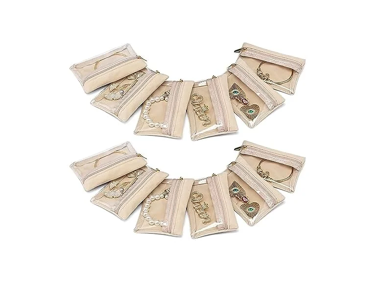 12 Pcs Travel Jewelry Organizer