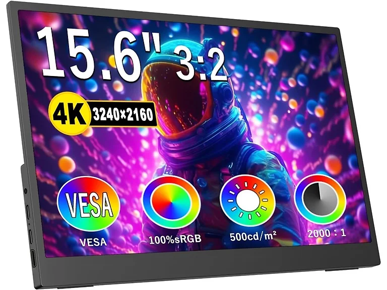 Topmonitor 4K Portable Monitor | 15.6in (Open Box)