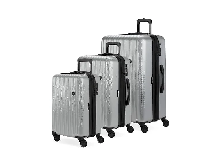 SwissGear 7272 Energie Luggage Silver, 3-Piece Set (19/24/27)