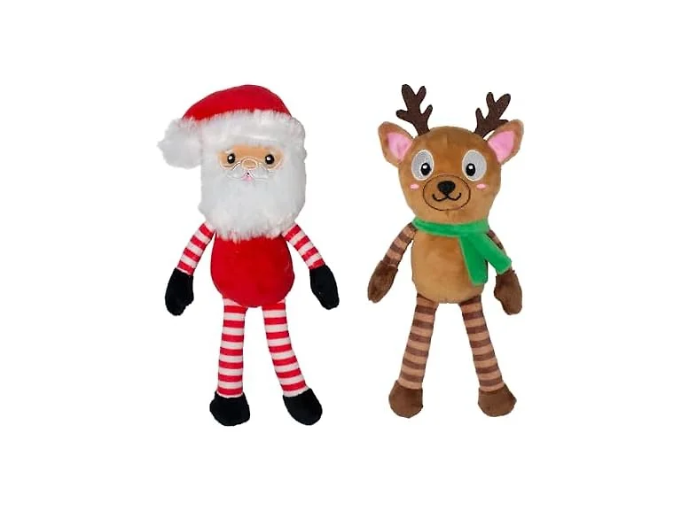 Fringe Studio Pet Toy, Friend at Frost Sight Dog Toy 2 Pk