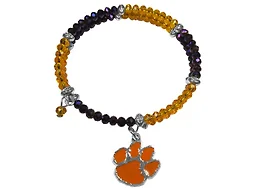 NCAA Clemson Tigers Wrap Bracelet