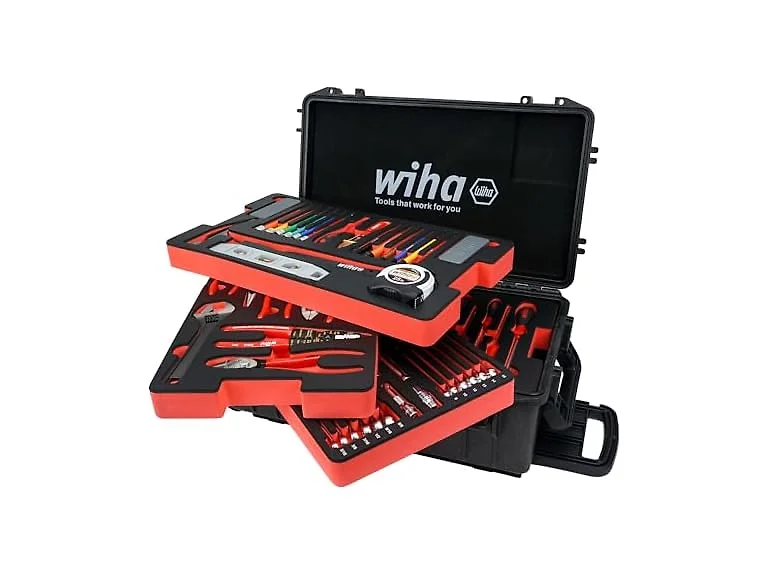 Wiha 92100 194pc Premium Kit In Rolling Tool Box