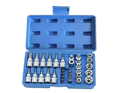 34-Piece Star Bit Socket & Ratchet Set 