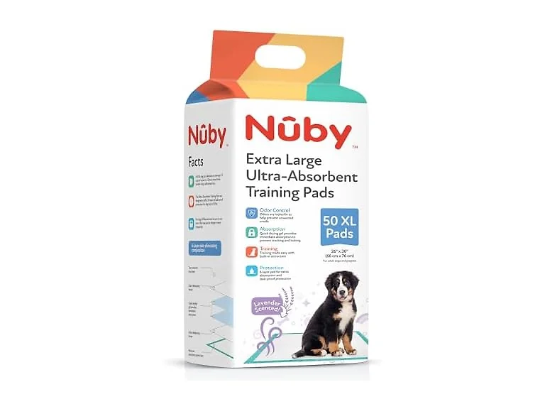 Nuby Pets Lavender Scent Puppy Training Pads 