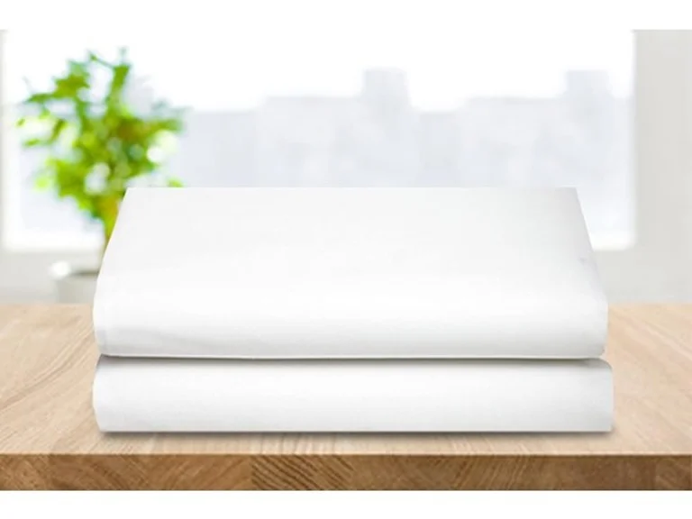 Elegant Comfort 2Pk Flat Sheet-Full/Queen White