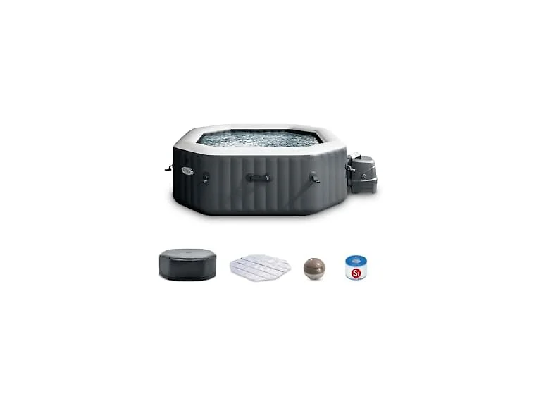 INTEX 28433EP PureSpa Bubble Deluxe Spa Set