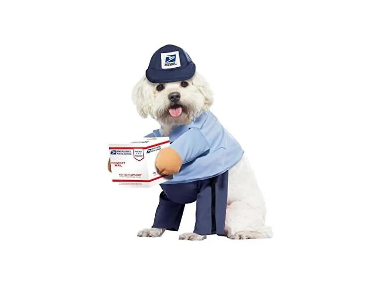 USPS Mail Carrier Dog Costume X-Small