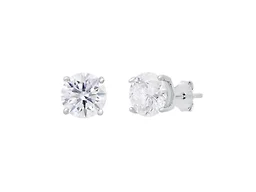 Saffron LGR-002-MOS-E 2 CTTW Moissanite Stud Earring