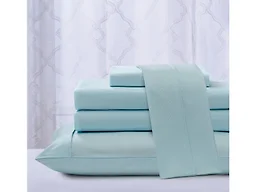 Bamboo 4 Piece 1800 Count Luxury Chevron Embossed Sheet Sets