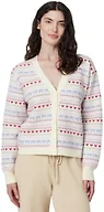 Amazon Essentials x Sofia Grainge Women's Knit Cardigan Sweater (Mommy & Me), Beige Fairisle, XX-Large