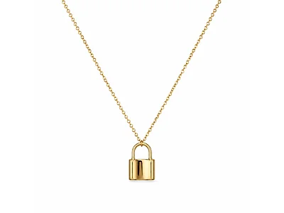 18K Gold Plated Locket Pendant Necklace