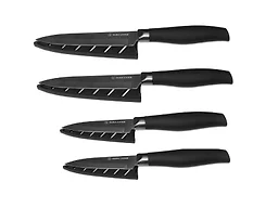 DURA LIVING DL-DL007BCS004X2 Dura Titan 2pc Prep Set w/Sheaths Black 