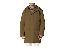 Amazon Essentials Men's Modern Oversized-Fit Heavyweight Parka Jacket, Dark Tobacco Brown, Small