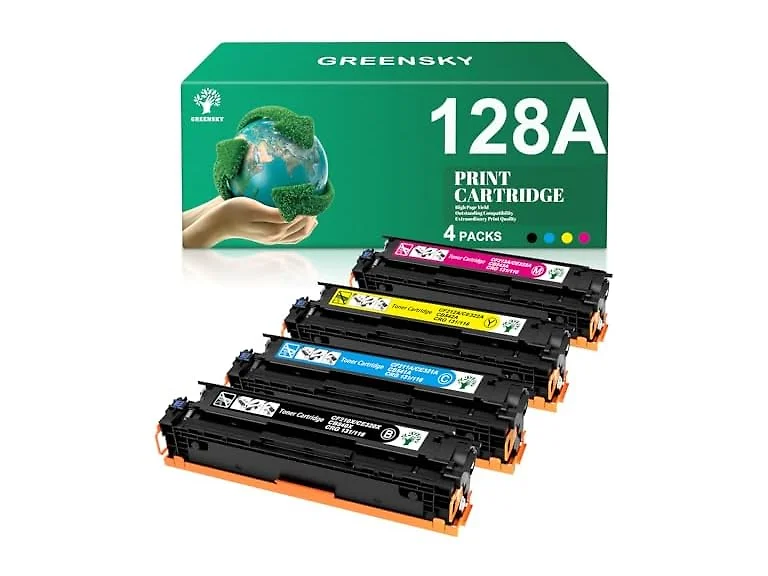 GREENSKY Toner Cartridge HP128A 4Pk
