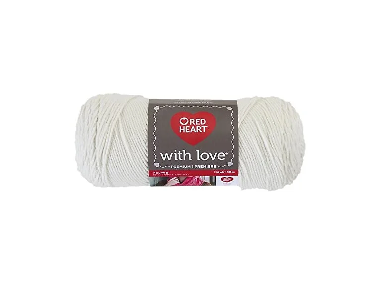 Red Heart With Love Yarn - Eggshell