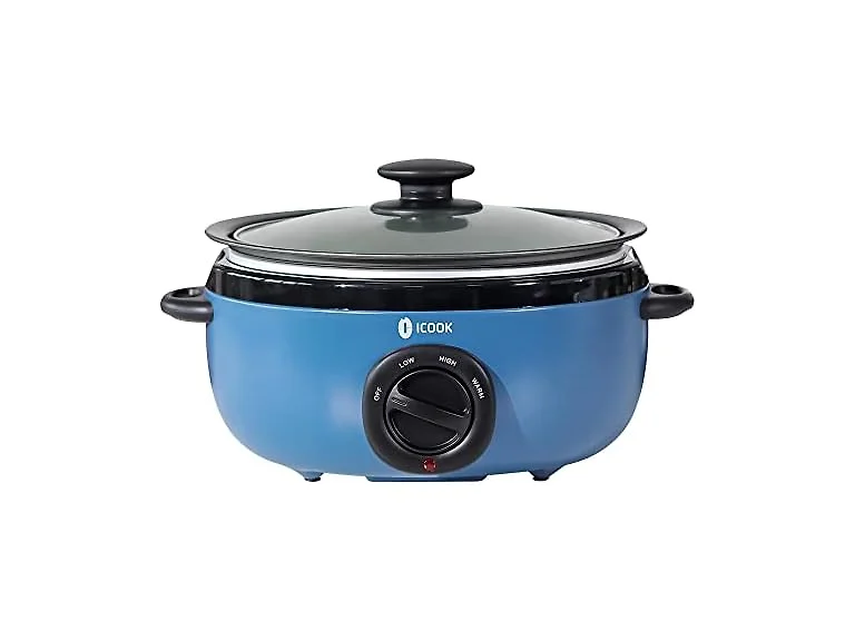 3.5 Quart Slow Cooker,Blue