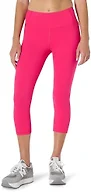 Amazon Essentials Women's Active Total Train Gym Workout Leggings, Hot Pink, Small