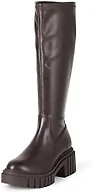 The Drop Women's Kennedy Pull on Lug Sole Platform Boot