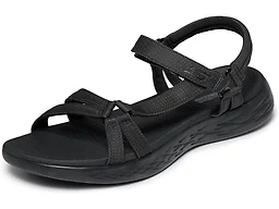 Skechers womens On-the-go 600 - Brilliancy Sport Sandal, Black, 5 Wide US