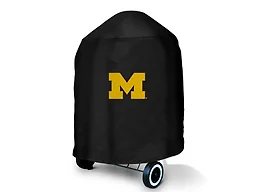 Logo Brands FWD-LGB-KTG-F910 College Team Kettle Grill Cover Michigan Wolverines 
