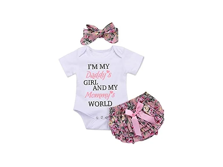 Honykids (0-3 MOS) Newborn Baby Girl Romper Set