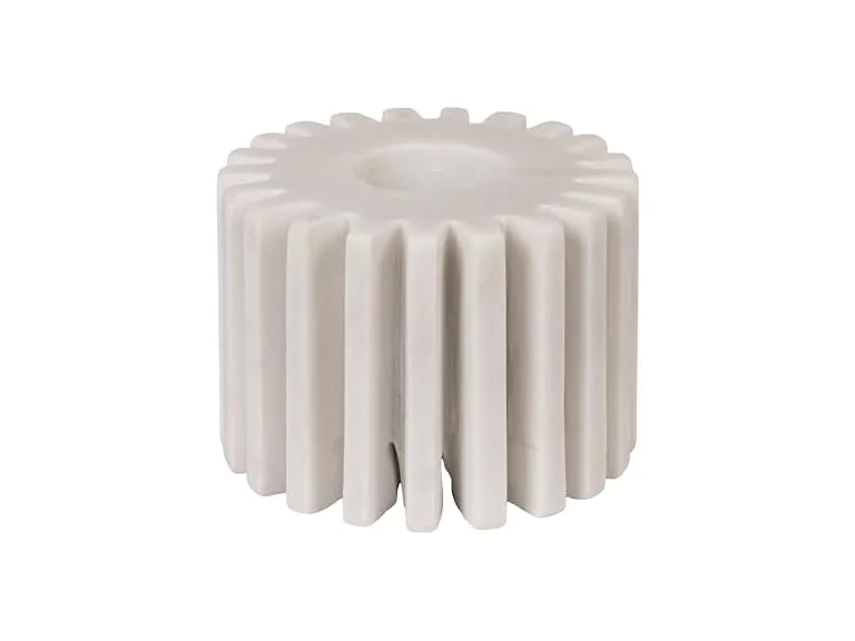 Bloomingville Marble Candleholder, White