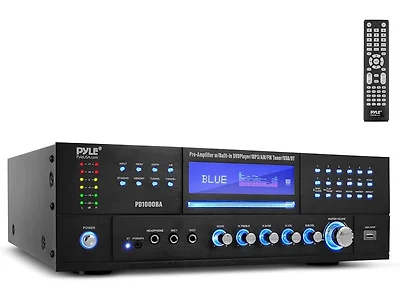 Pyle 1000W 4-Channel Wireless Bluetooth Power Amplifier (Open Box)
