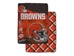 NFL Team Helmet Fleece Blanket - Cleveland Browns
